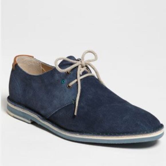 Ted Baker London Other - Ted Baker London | Chock Oxford Suede Derby Shoes Blue Size 13